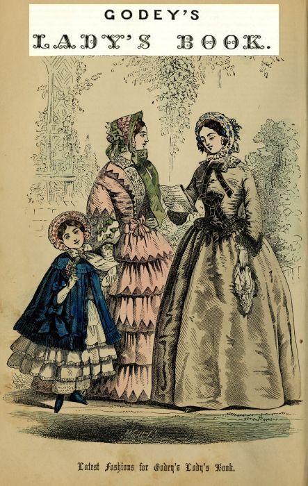 Godey's Lady's Book, Vol. 48, No. XVIII, April, 1854