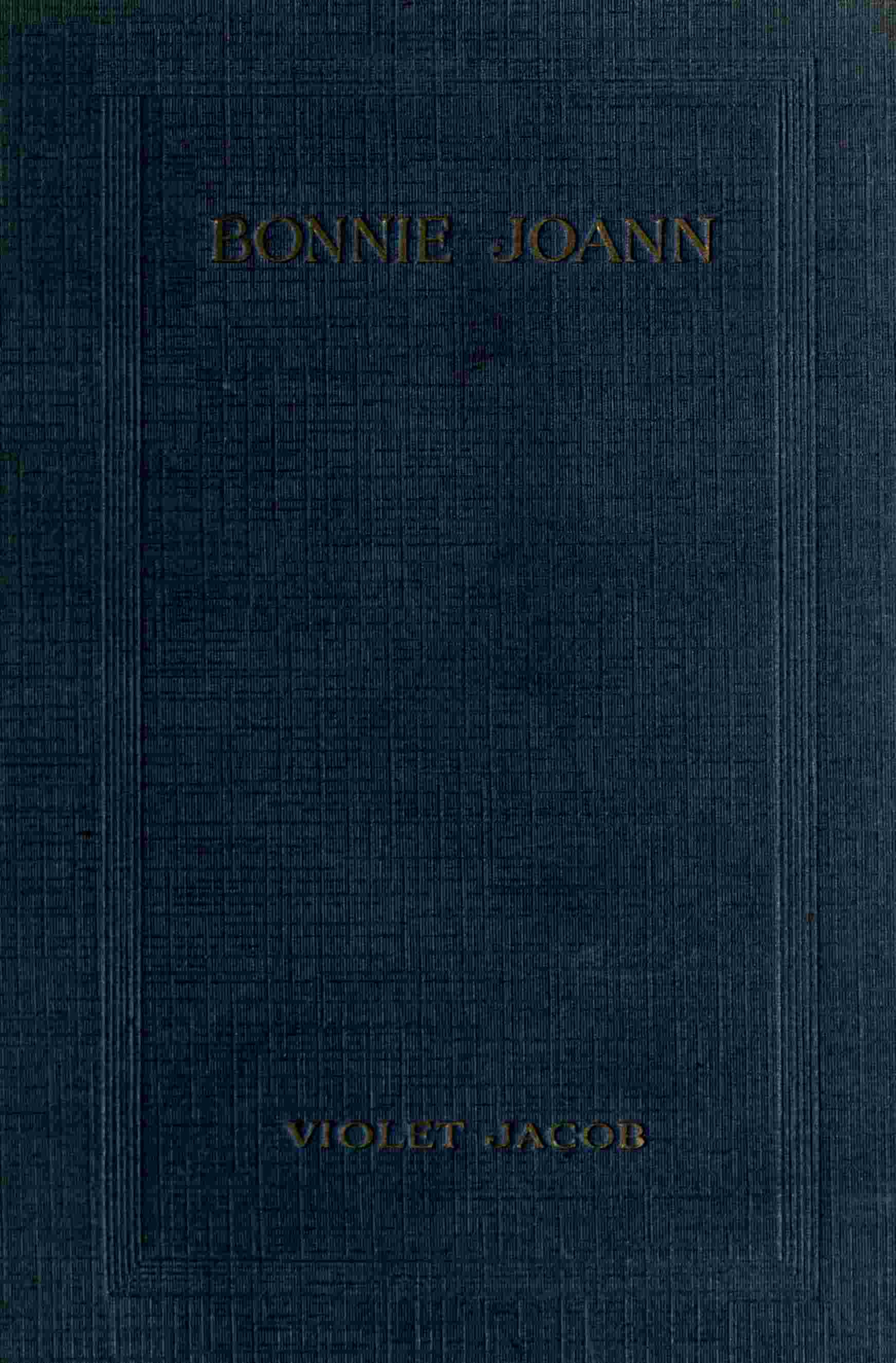Bonnie Joann, and Other Poems