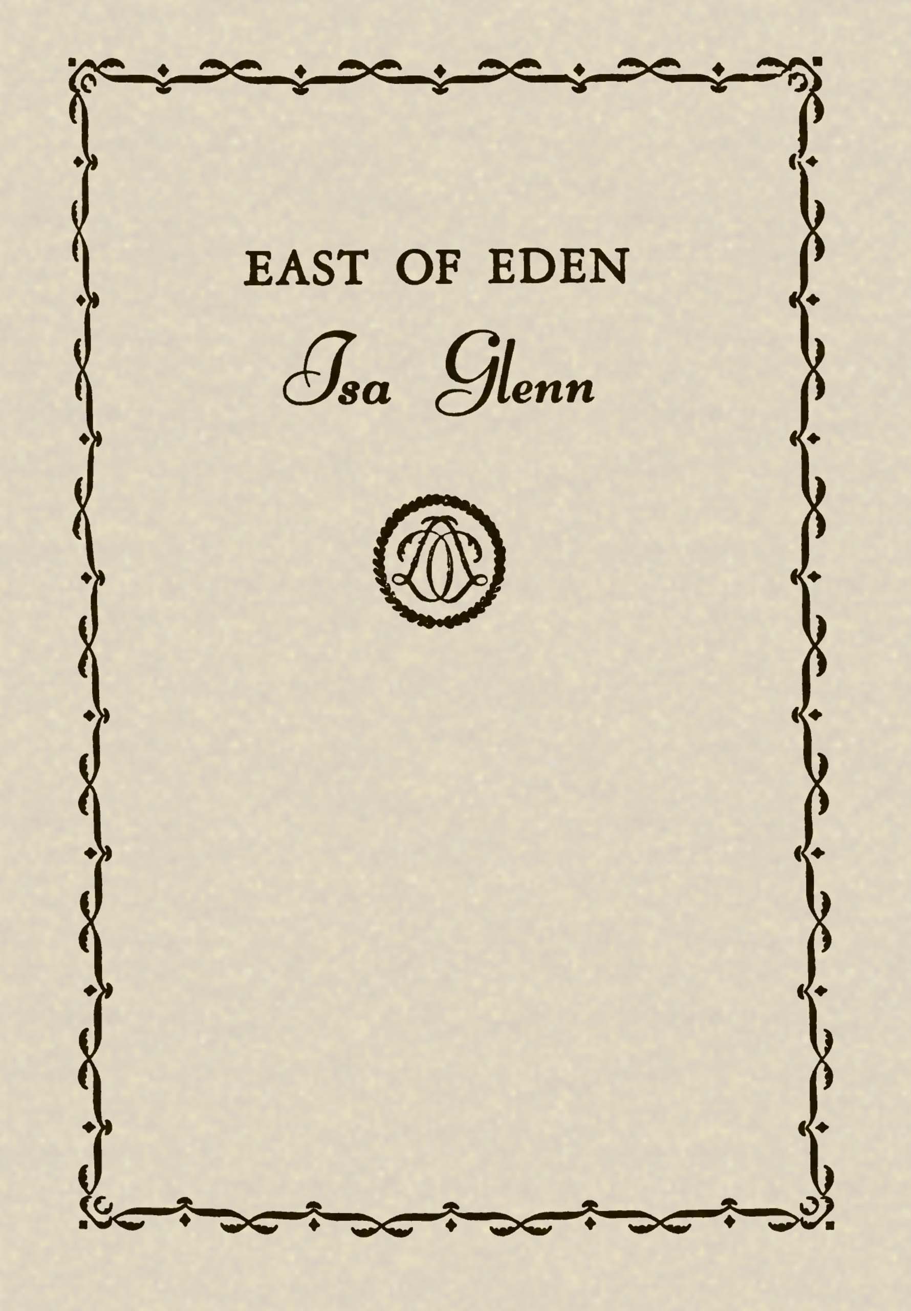 East of Eden