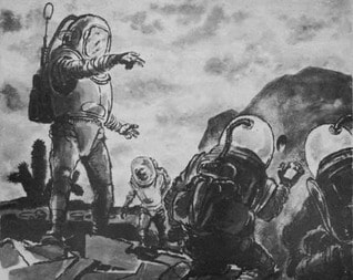 The Holes Around Mars