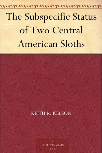 The Subspecific Status of Two Central American Sloths
