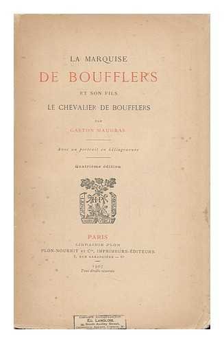 La Marquise De Boufflers Et Son Fils, Le Chevalier De Boufflers