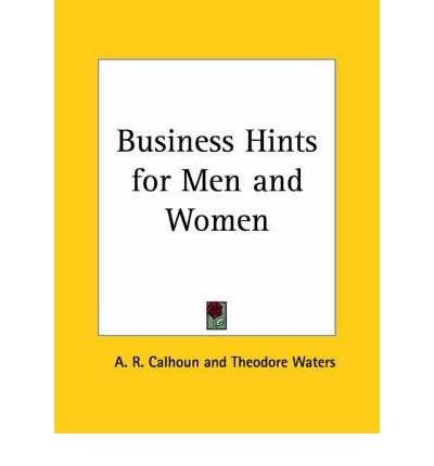 Business Hints for Men and Women