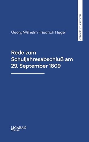 Rede Zum Schuljahresabschluß AM 29. September 1809