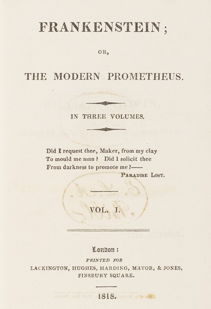 Frankenstein; Or, the Modern Prometheus