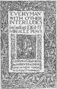 everyman," with Other Interludes, Including Eight Miracle Plays