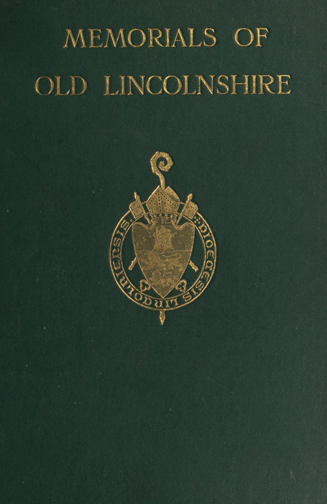 Memorials of Old Lincolnshire