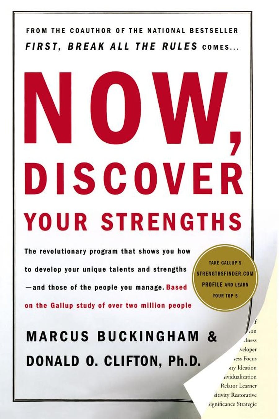 Now Discover Your Strengths (Comprehensive Summary)