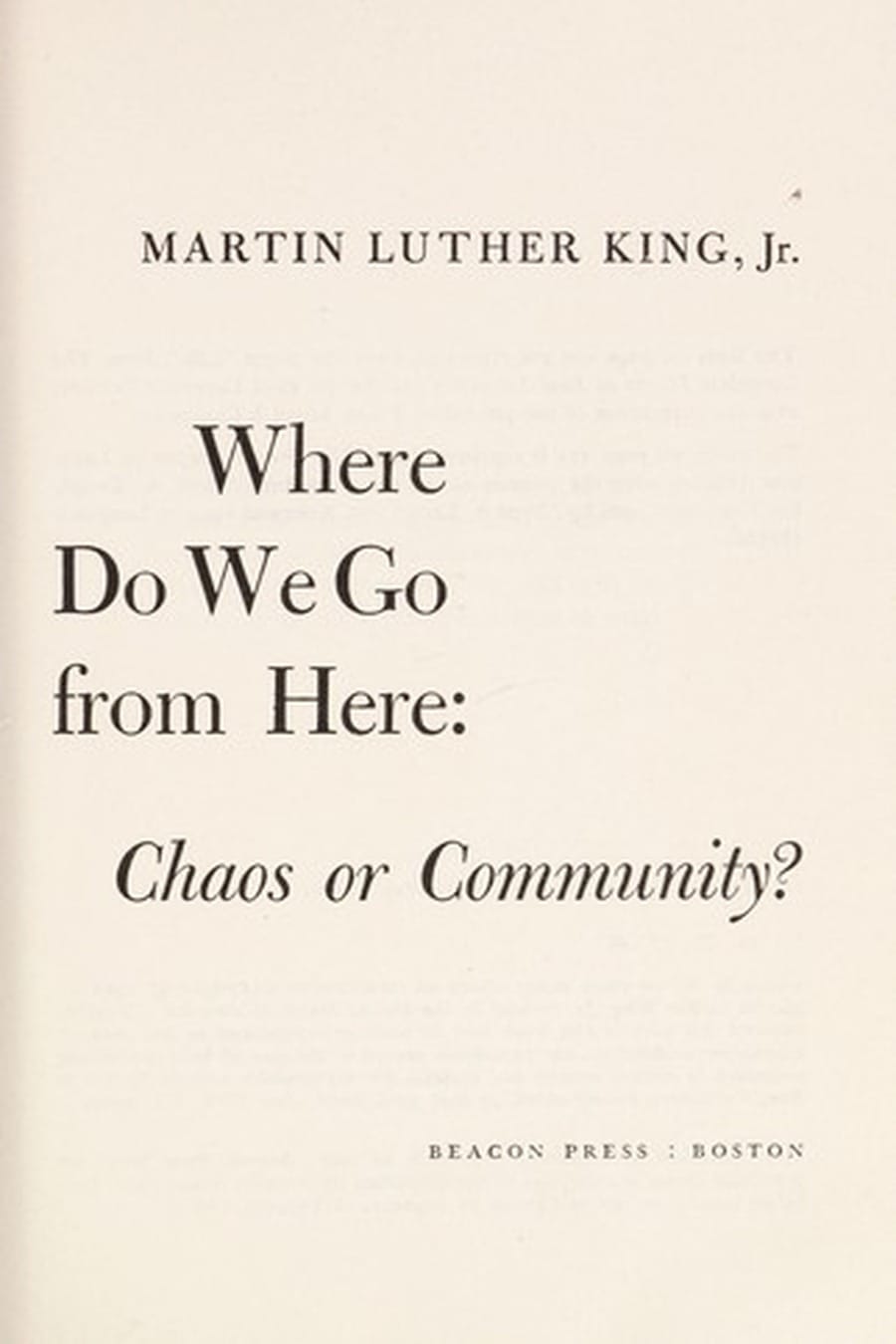 Where Do We Go (Comprehensive Summary)