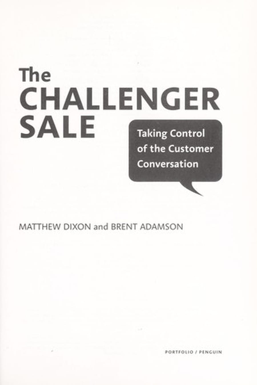 The Challenger Sale (Comprehensive Summary)