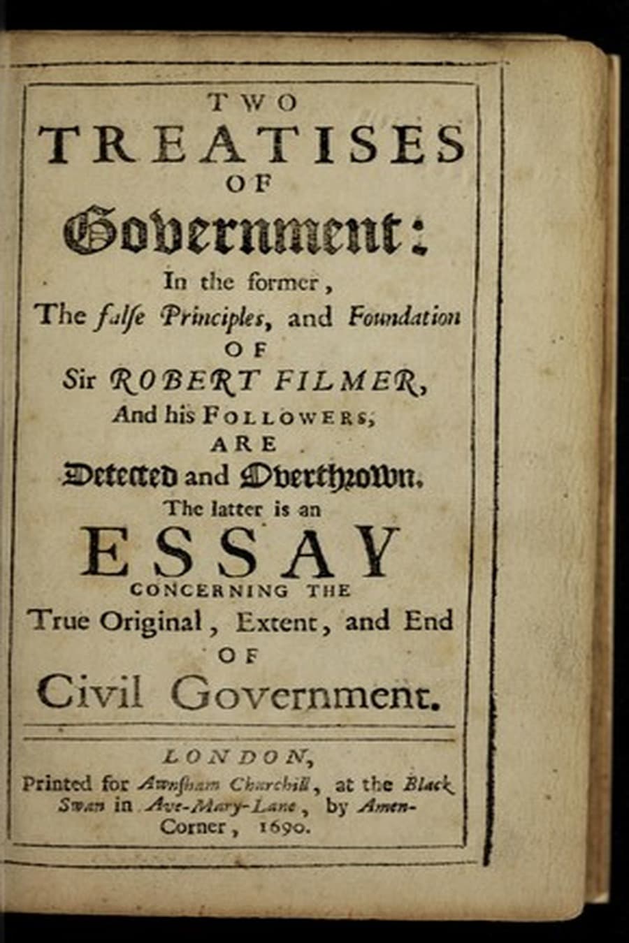 Two Treatises of Government (Comprehensive Summary)