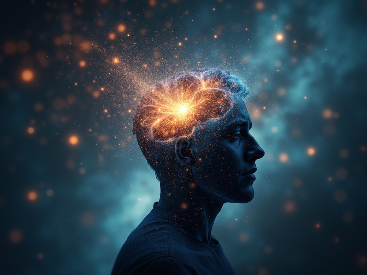 A mind walks out of its own skull.